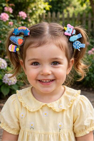 Luckylovelykids Mixed Shape 6-Piece Buckle Set