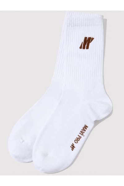 Mavi M0912192 Pro Embroidered Socket Tennis Socks Unisex Socks Brown