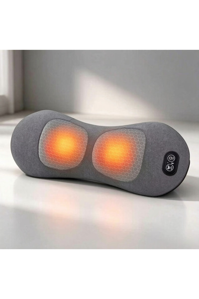NOOR STUDIO 3-in-1 Lumbar Massage Pillow with Soothing Heat - Intelligent Bac...