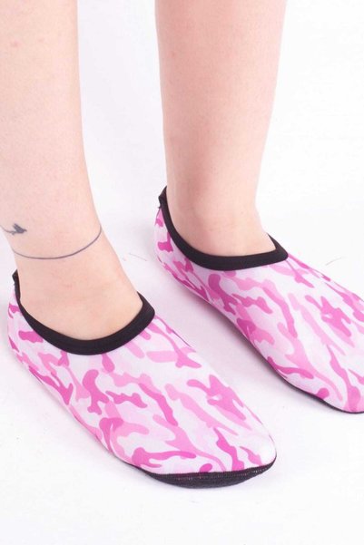 Savana Pantofi de mare unisex cu camuflaj roz Pkamuflaj2019