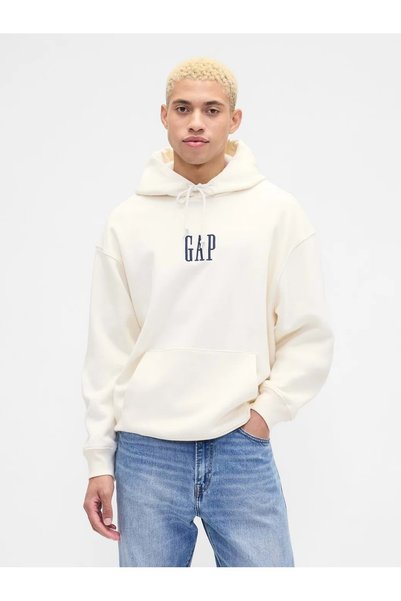GAP 821804 Vintage Soft Oversized Mini Logo Sweatshirt Erkek Kapüşonlu Sweats...