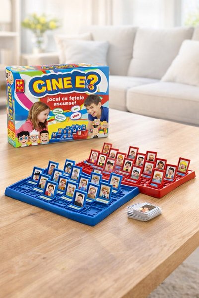 OEM Joc de societate Ghici cine e?, cu eliminare de fețe, pentru 2 jucători