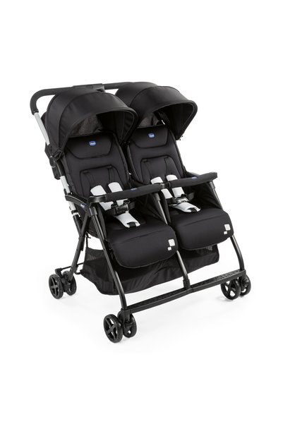 Chicco Carucior gemeni, Chicco, Ohlala, Ultra usor si compact, 8 kg, 0 luni+,...