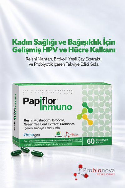Orthogen Papiflor İnmuno 60 Vejeteryan Kapsül