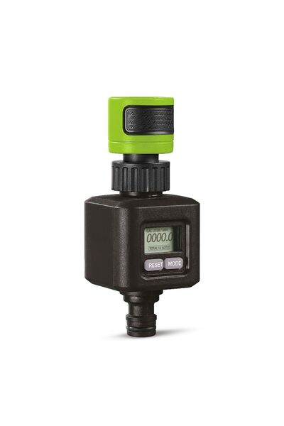 Alista Home Contor digital de debit de apă pentru irigații, LCD, 4 moduri de ...
