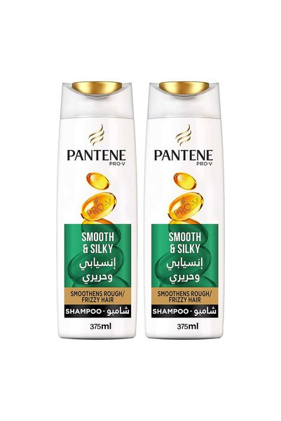 Pantene Pro-V Smooth & Silky Shampoo Value Pack 2 x 375 ml