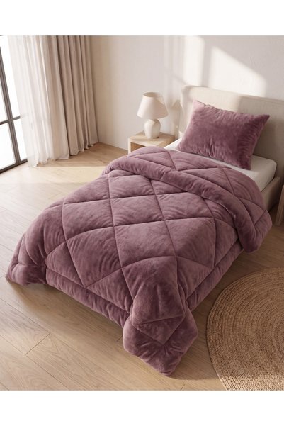 Lunavella Home Wellsoft Single Luxury Duvet, Rose Brown.