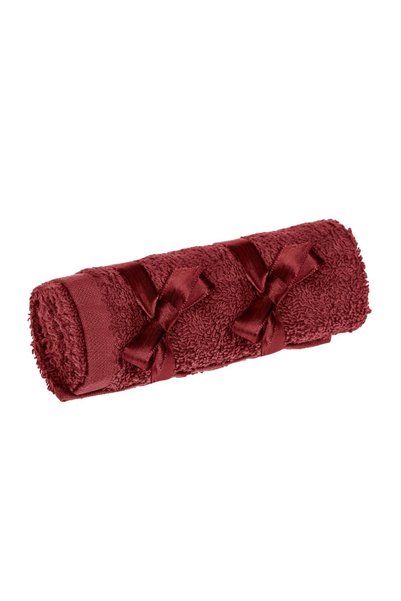 OEM Prosop de mâini din bumbac vișiniu, moale și absorbant, pentru baie, 50 x...