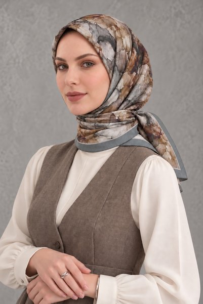 Eşarp Sokağı وشاح قطني مزخرف SPE-76