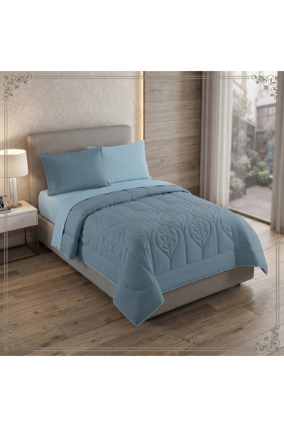 smart home Summer Luxury 4-Piece Bedspread - Light and Soft Microfiber Filled...