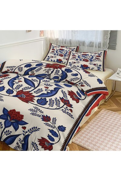 LEADER GLOBAL Boho Modern Bedding Set 3 Pieces, Soft Household Bedroom Bedding