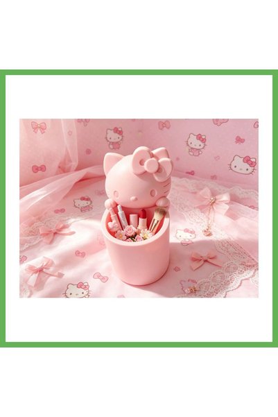 TheGencoo 3D-Printed Pencil Holder with a Cute Cat Figure and Bow Detail - De...