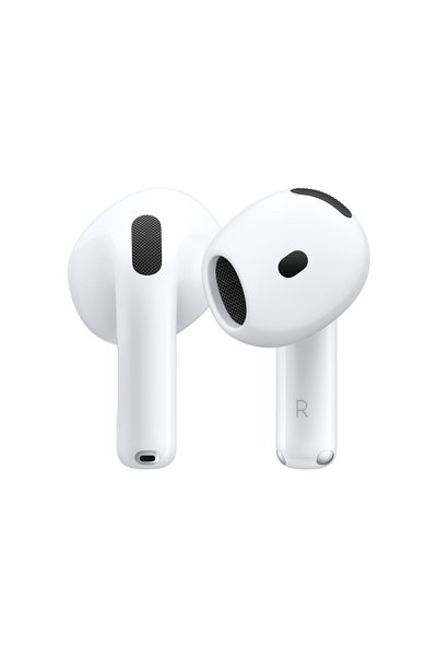 AppleBiotic سماعات أذن لاسلكية Apple AirPods 4، سماعات رأس بلوتوث، صوت مكاني ...