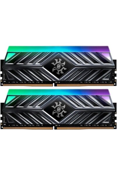 XPG 32GB (2X 16GB) DDR4 3600MHZ CL18 RGB DUAL KIT PC RAM / SPECTRIX D41 AX4U360016G18I-DT41