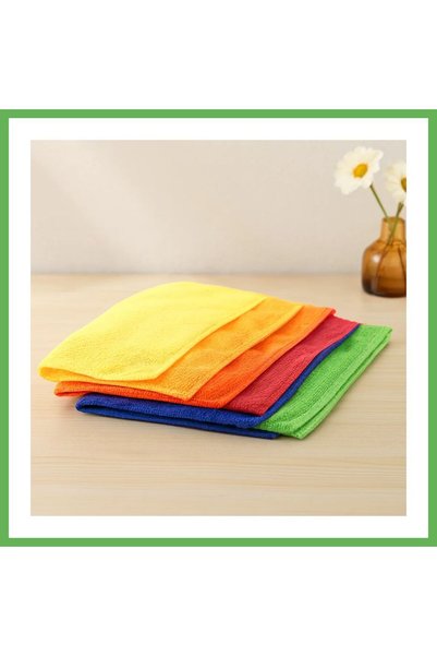 TheGencoo Set of 8 Microfiber Cleaning Cloths - Lavender Scented GEN01