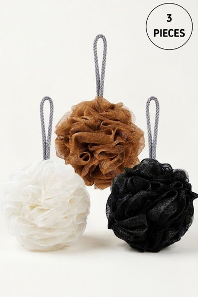 BULLGA Pack of 3 Pieces of Soft Sponge Fiber for Body and Exfoliation from Polga