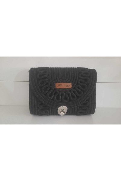 MTG JÜT TASARIM Sümbül Model Crossbody Jute Wicker Cord Strap Handmade Should...