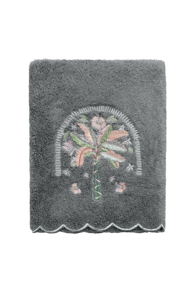 ALTINBAŞAK TEKSTİL Set de 2 prosoape Palmira cu broderie în formă de palmier ...