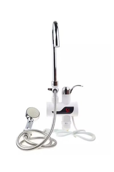 Att Robinet Electric cu Para Dus Pentru Apa Calda Instant, Montare pe Chiuvet...