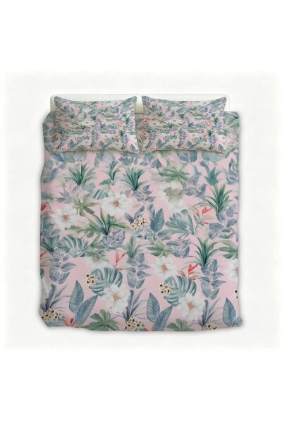 LEADER GLOBAL Boho Flannel Bedroom Bedding 3 Pieces, Cozy Warm Bed Linens for...