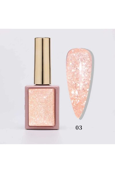 global fashion Star Diamond Ημιμόνιμο Βερνίκι Νυχιών 15 ml, 03