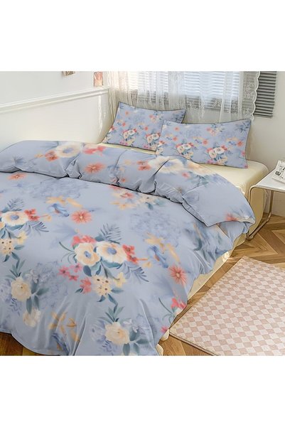 LEADER GLOBAL Beautiful Bohemian 3Pcs Bedding Set, Soft Sleep Bedroom Bedding