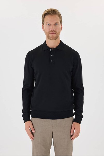 Paşahan Polo Neck Woolen Men's Knitwear Sweater