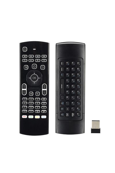 GENERAL جهاز تحكم عن بعد MX3 Air Mouse مع خاصية التحكم الصوتي، لوحة مفاتيح لا...