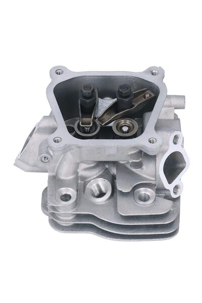 Generic مجموعة رأس أسطوانة من الألومنيوم لمحرك البنزين 168F 170 GX200، رأس مو...