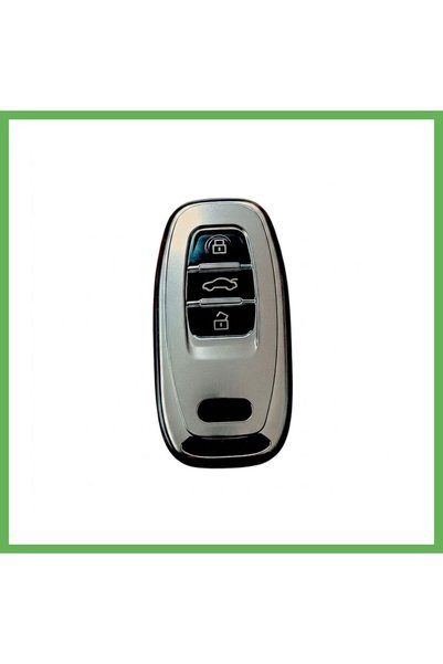 TheGencoo Audi A4, A5, A6, A7, Q5, Q7 Silicone Car Key Remote Case (Compatibl...