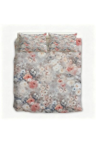 LEADER GLOBAL Boho Flannel Duvet Set 3Pcs, Premium Soft Flannel Home Bedding ...