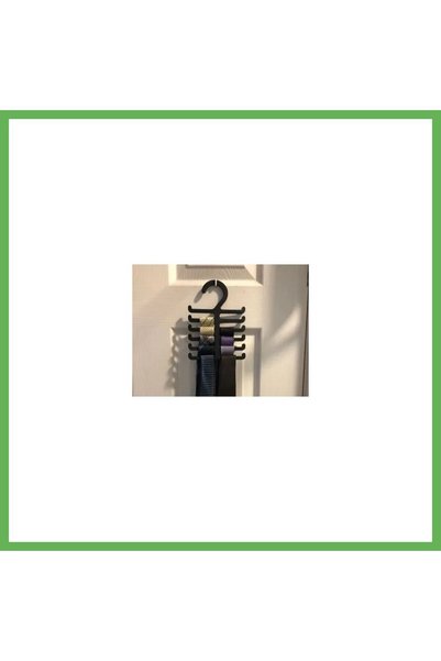 TheGencoo 3D-Printed Tie Hanger: Multi-Arm In-Closet Tie and Belt Organizer H...