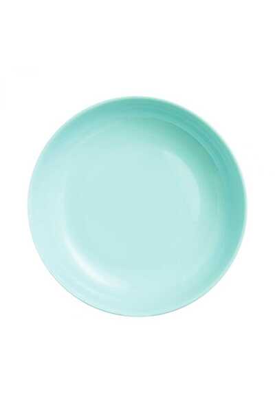 Luminarc Friends Time Turquoise Plate P6386, 25 cm, tempered opal glass