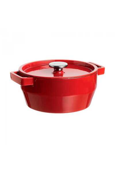 Pyrex Cratiță Slow Cook Red 24 cm 3,6 l roșie