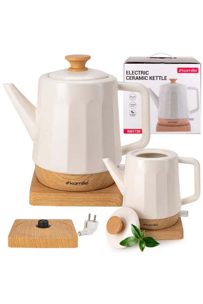 Kamille 1.5 L ceramic electric kettle