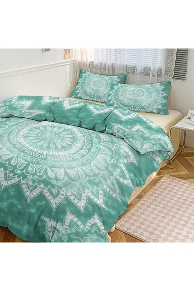 LEADER GLOBAL Premium Chic Bohemian Bedding Set 3Pcs, Bedroom Decor Bedding