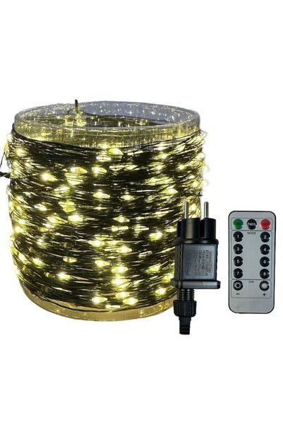 TAPIT EU Plug Copper Wire Fairy Lights, 30m/50m/100m Optional, Remote Control...