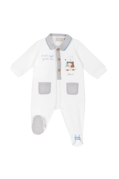 Chicco Salopeta bebelusi Chicco, Alb 2, 27114-66MFCI