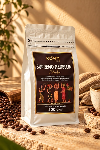 Romm Coffee روم سوبريمو ميديلين 500 جرام