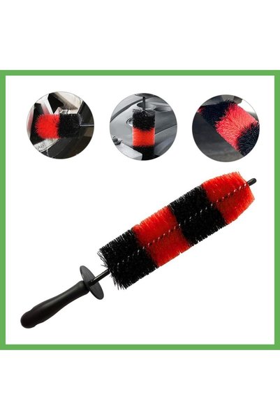 TheGencoo Car Wash Wheel Brush with Strap, 43 cm, 1 Piece GEN01