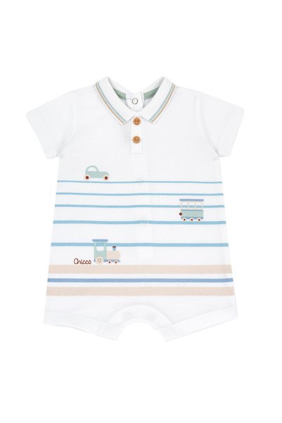 Chicco Salopeta bebe Chicco, pantaloni scurti, Alb 2, 50991-66MFCI