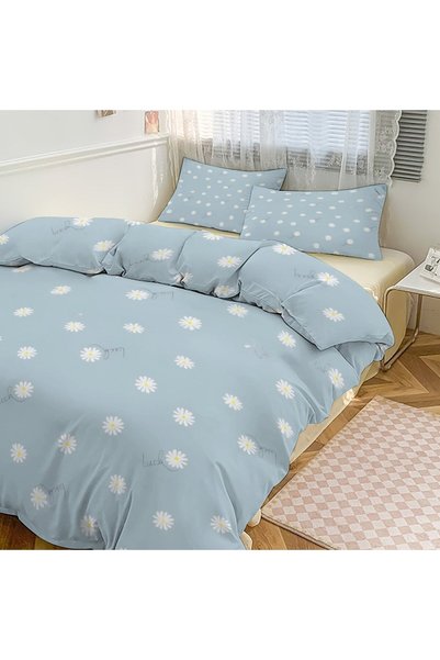 LEADER GLOBAL Boho All Weather 3Pcs Bedding Set, Comfort Household Bedding