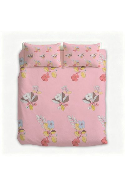 LEADER GLOBAL Warm Soft Boho Flannel 3PCS Bed Set, Easy Care Machine Wash Bed...