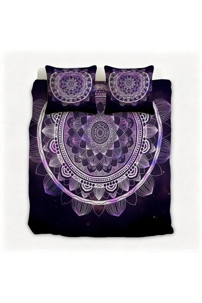 LEADER GLOBAL Breathable Soft Flannel Bed Set 3 Pieces, Bohemian Home Bedding...