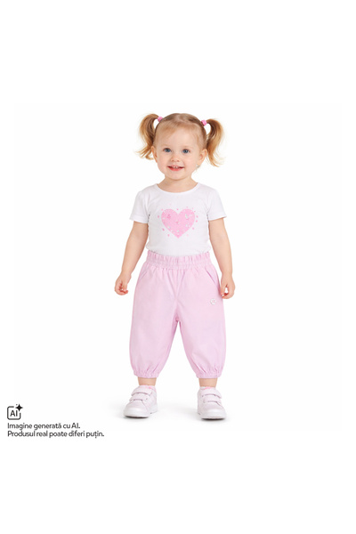 Chicco Pantaloni copii din poplin, Roz, 01836-70MFCO
