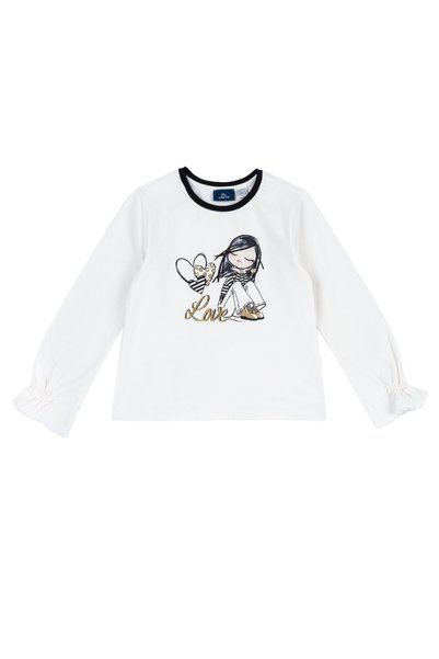 Chicco Bluza copii Chicco, Crem, 02905-71MC