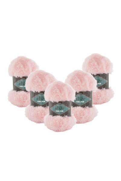Alize Fur&Fur (340) 5 bucăți a câte 500 g și 250 m de fir de tricotat decorativ