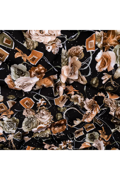 Generic Rayon Digital Fusus Fabric - Design 1, 3m long and 1.5m wide