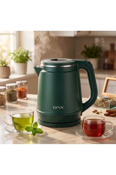 Primo Plus DX3819 Electric Water Kettle, 1.8L Capacity, 1500W Power - Rapid B...