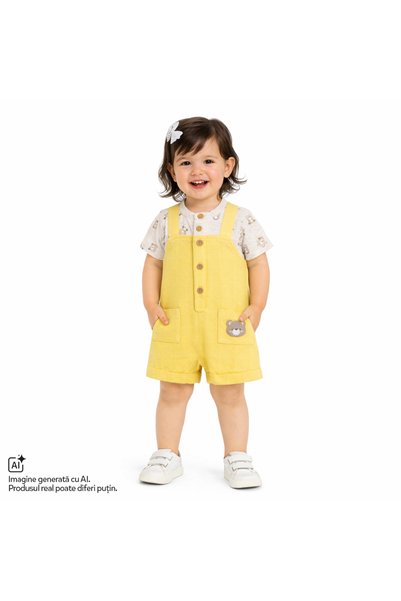 Chicco Salopeta bebelusi Chicco, Galben, 01425-70MFCI